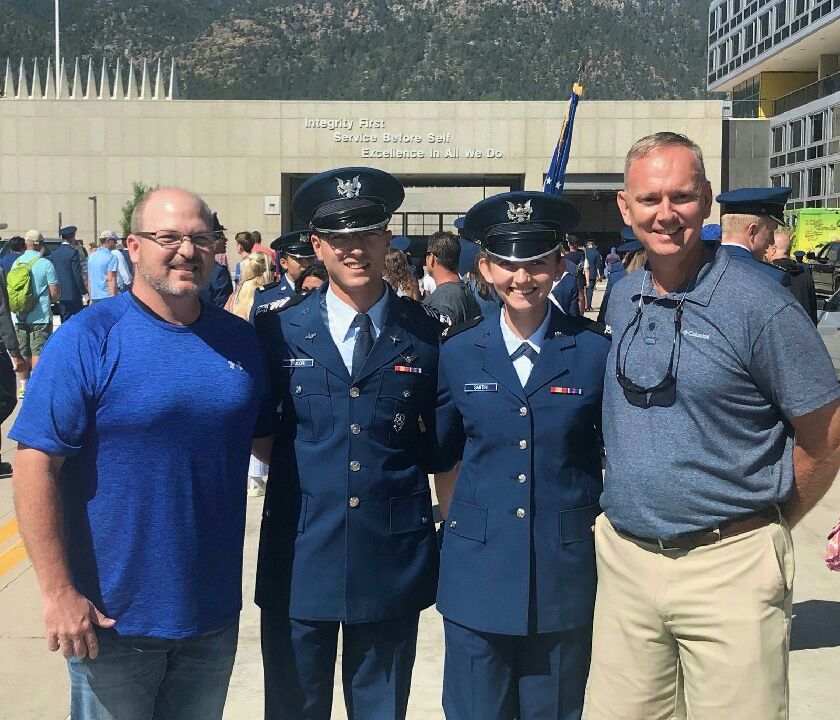 Local parents visit cadets at Air Force Academy in Colorado